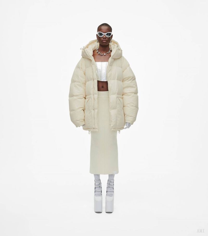 Marc Jacobs |Jupe tube côtelée - Ivoire |France Outlet